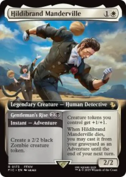 Hildibrand Manderville (foil) (extended art) - Final Fantasy Commander Varianten