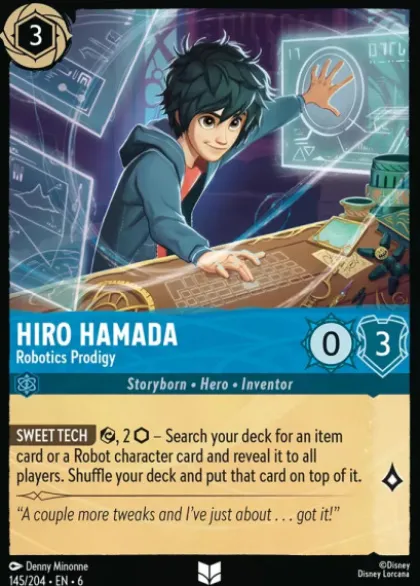 Hiro Hamada, Robotics Prodigy (foil) - Azurite Sea