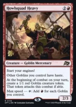 Howlsquad Heavy (foil) - Aetherdrift Prerelease Promo's