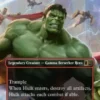 Hulk, Always Angry (foil) (borderless) - Marvel Super Heroes Commander Varianten