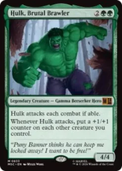 Hulk, Brutal Brawler - Marvel Super Heroes Commander