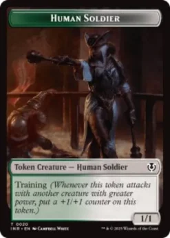 Human Soldier Token (#20) (foil) (1/1) - Innistrad Remastered