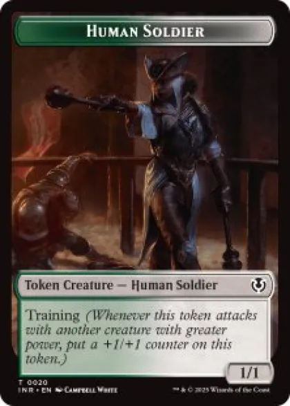 Human Soldier Token (#20) (foil) (1/1) - Innistrad Remastered