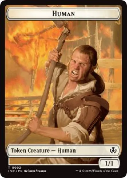 Human Token (#2) (foil) (1/1) - Innistrad Remastered