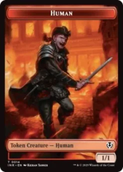 Human Token (#14) (foil) (1/1) - Innistrad Remastered