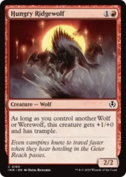 Hungry Ridgewolf (foil) - Innistrad Remastered