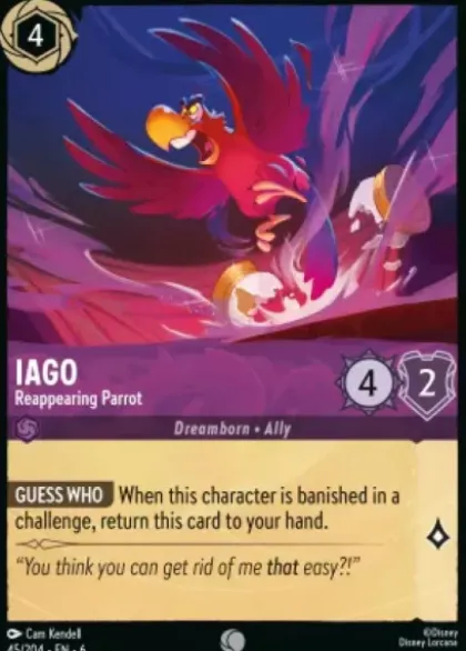 Iago, Reappearing Parrot - Azurite Sea