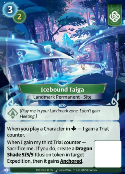 Icebound Taiga (R) (2) (Zero Wen) - Altered Trial by Frost