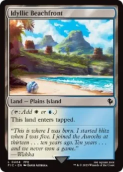 Idyllic Beachfront (surge foil) - Final Fantasy Commander