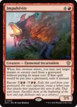 Impulsivity - Lorwyn Eclipsed Commander