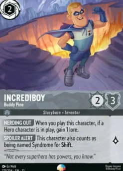 Incrediboy, Buddy Pine (foil) (borderless) - Wilds Unknown