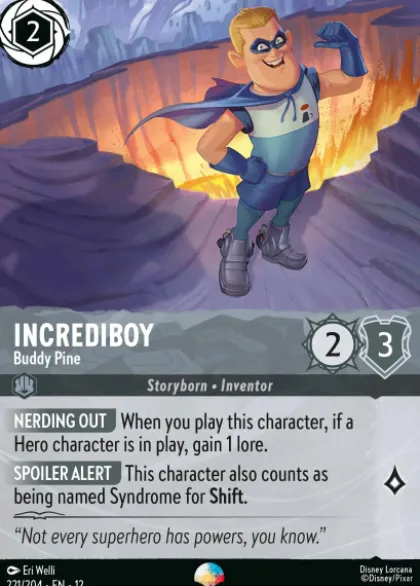 Incrediboy, Buddy Pine (foil) (borderless) - Wilds Unknown