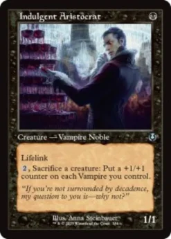 Indulgent Aristocrat (foil) (showcase) - Innistrad Remastered Varianten