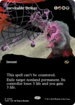 Inevitable Defeat (borderless) - Tarkir: Dragonstorm Varianten