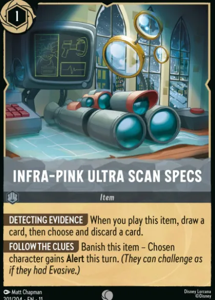 Infra-Pink Ultra Scan Specs (foil) - Winterspell