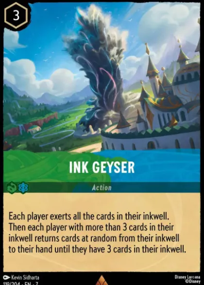 Ink Geyser (foil) - Archazia's island