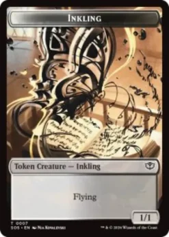 Inkling Token (#7) (foil) (1/1) - Secrets of Strixhaven