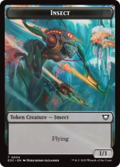 Insect token (foil) (1/1) - Edge of Eternities Commander