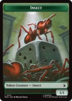 Insect token (1/1) - Marvel Super Heroes