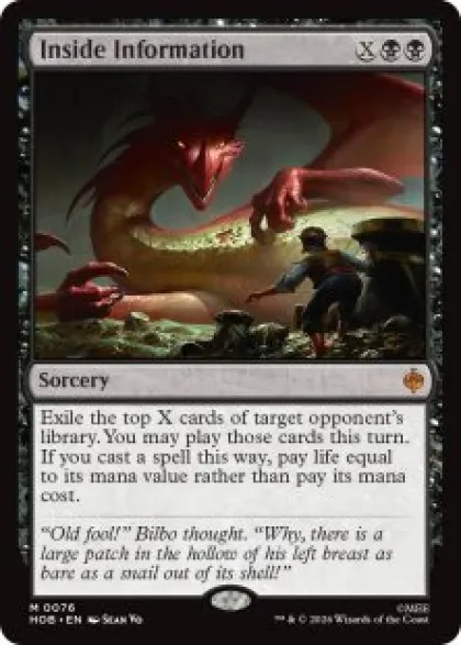 Inside Information (foil) - The Hobbit