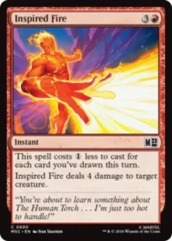 Inspired Fire (foil) - Marvel Super Heroes Commander