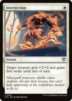 Interjection (foil) - Secrets of Strixhaven