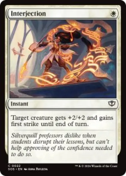 Interjection (foil) - Secrets of Strixhaven