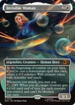 Invisible Woman (#1) (borderless) - Marvel Super Heroes Commander