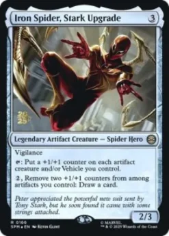 Iron Spider, Stark Upgrade (foil) - Marvel's Spider-Man Prerelease Promo's