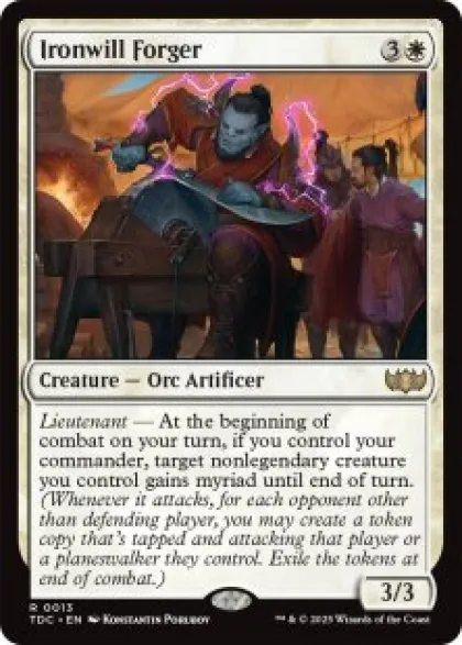 Ironwill Forger - Tarkir: Dragonstorm Commander