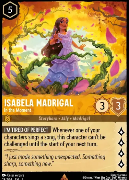 Isabela Madrigal, In the Moment - Archazia’s Island