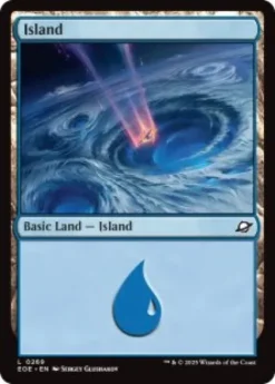 Island (#269) (foil) - Edge of Eternities