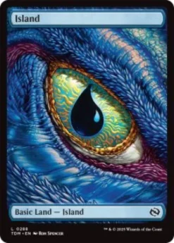 Island (#288) (foil) (full art) - Tarkir: Dragonstorm