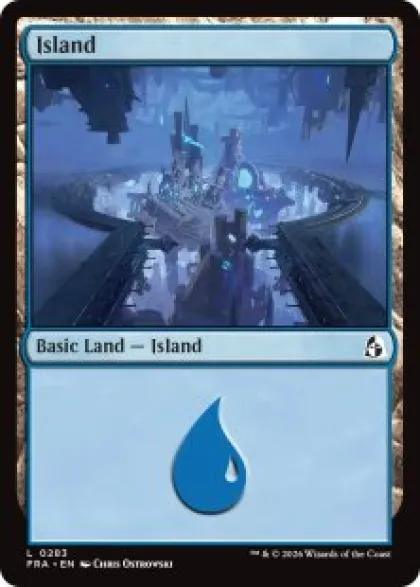Island (#283) (foil) - Reality Fracture