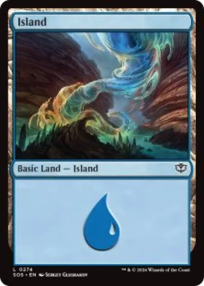 Island (#274) (foil) - Secrets of Strixhaven