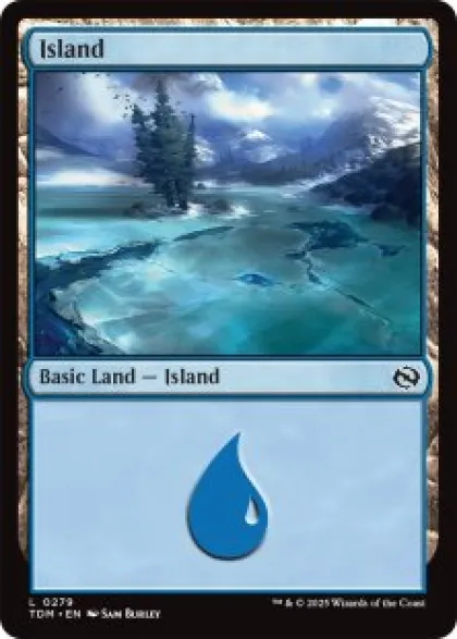 Island (#279) (foil) - Tarkir: Dragonstorm