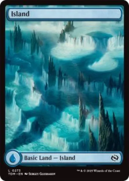 Island (#273) (full art) - Tarkir: Dragonstorm