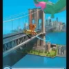 Island (#435) (surge foil) (full art) - Marvel Super Heroes