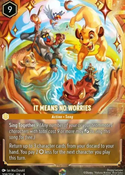 It Means No Worries (foil) (borderless) - Reign of Jafar