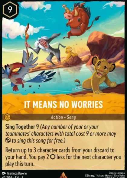 It Means No Worries (foil) - Reign of Jafar