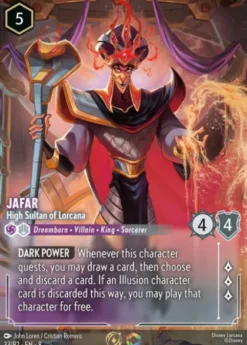 Jafar, High Sultan of Lorcana (#33) (borderless) - Promo Set 2