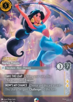 Jasmine, Fearless Princess (foil) (borderless) - Fabled