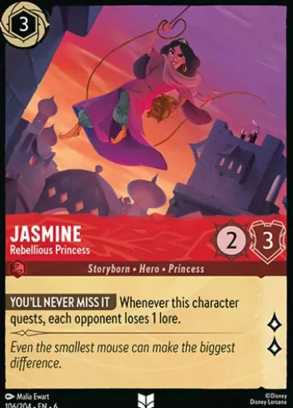 Jasmine, Rebellious Princess - Azurite Sea