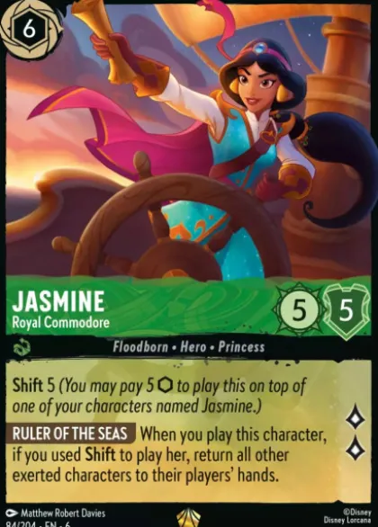 Jasmine, Royal Commodore - Azurite Sea