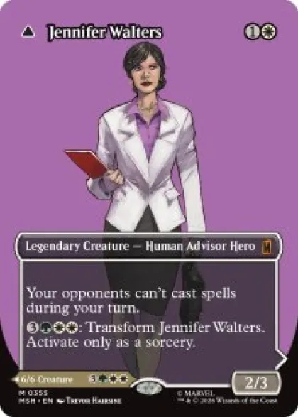 Jennifer Walters (#355) (borderless) - Marvel Super Heroes Varianten