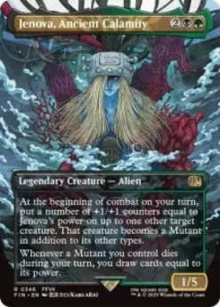 Jenova, Ancient Calamity (#346) (foil) (borderless) - Final Fantasy Varianten