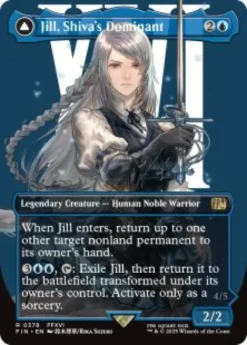 Jill, Shiva's Dominant (#378) (borderless) - Final Fantasy Varianten