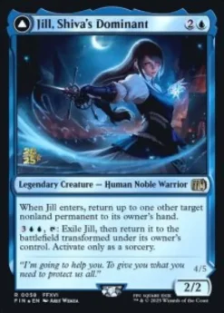 Jill, Shiva's Dominant (foil) - Final Fantasy Prerelease Promo's