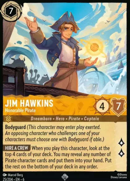 Jim Hawkins, Honorable Pirate - Azurite Sea