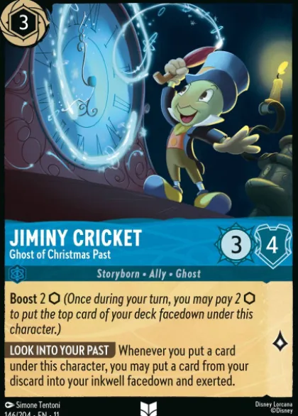 Jiminy Cricket, Ghost of Christmas Past (foil) - Winterspell